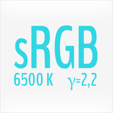 sRGB 6500K γ=2,2 - Stránky používají správu barev (v kompatibilních prohlížečích)